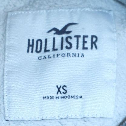 Womens UK Size XS Hollister Grey Pullover Hoodie