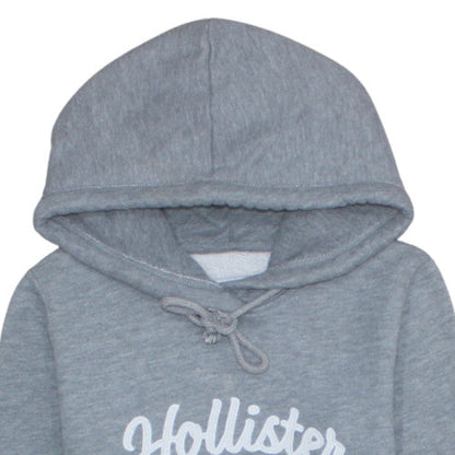 Womens UK Size XS Hollister Grey Pullover Hoodie