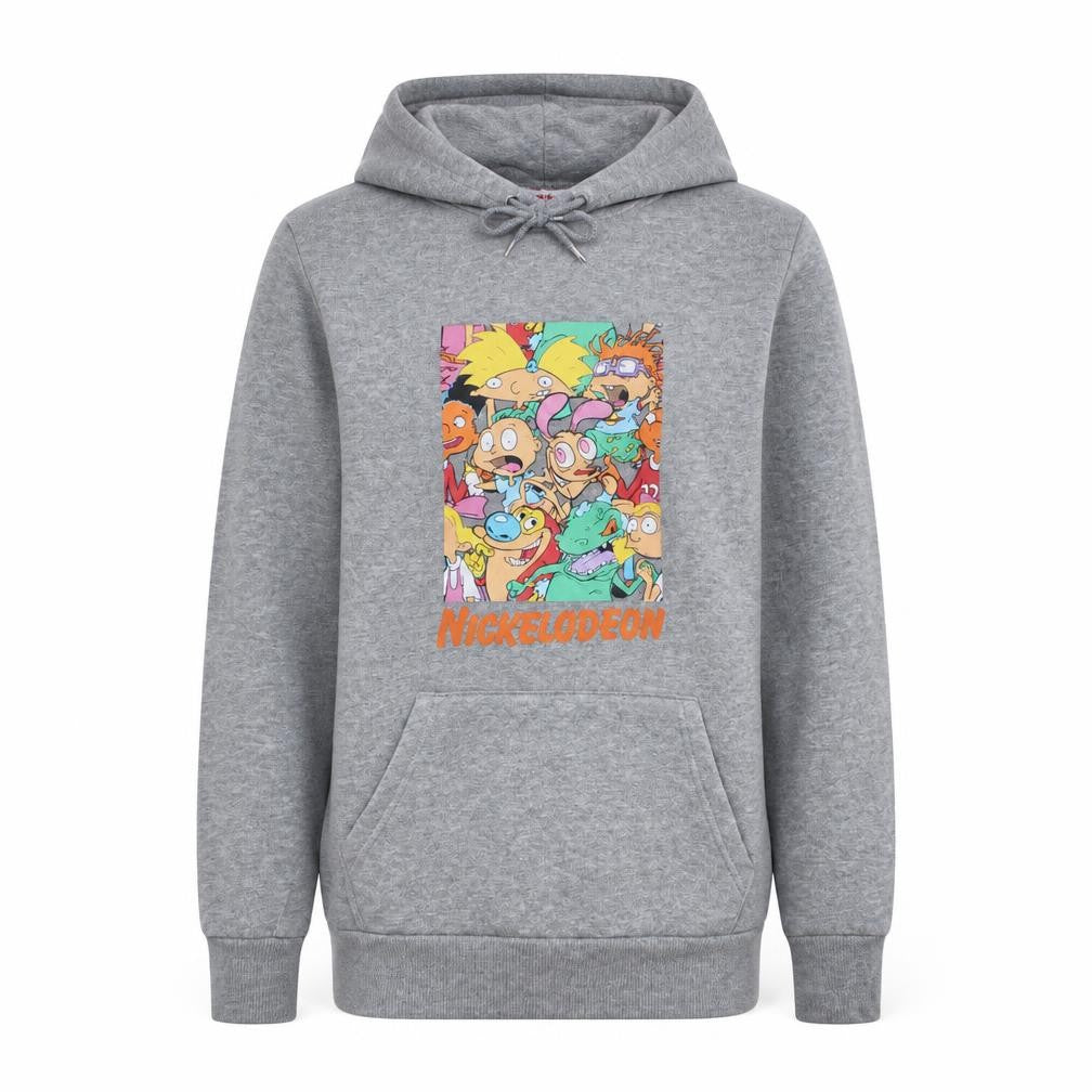 Womens UK Size XS Nickelodeon Grey Pullover Hoodie