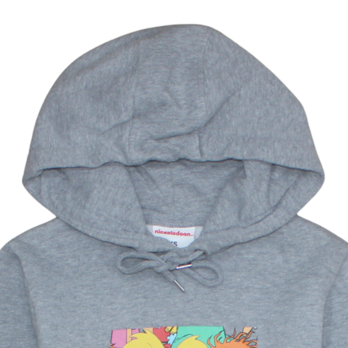 Womens UK Size XS Nickelodeon Grey Pullover Hoodie