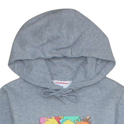 Womens UK Size XS Nickelodeon Grey Pullover Hoodie