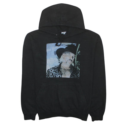 Mens UK Size L Awdis Black Pullover Hoodie