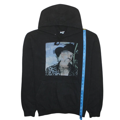 Mens UK Size L Awdis Black Pullover Hoodie
