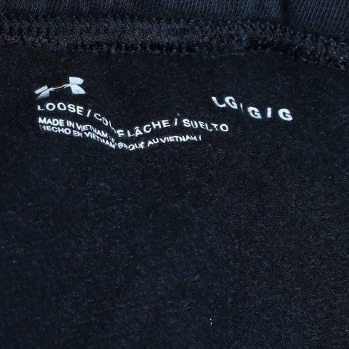 Mens UK Size L Under armour Relaxed Fit Jogger Black Trousers