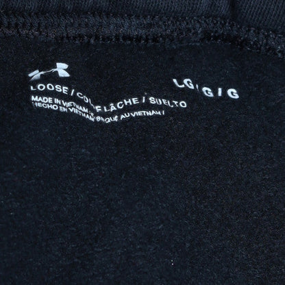 Mens UK Size L Under armour Relaxed Fit Jogger Black Trousers
