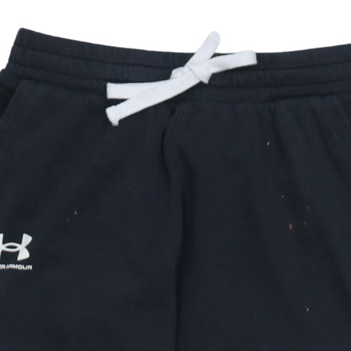 Mens UK Size L Under armour Relaxed Fit Jogger Black Trousers