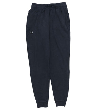 Mens UK Size M Under armour Relaxed Fit Jogger Black Trousers