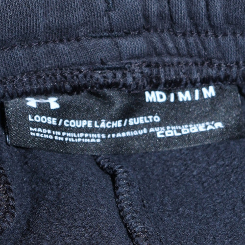 Mens UK Size M Under armour Relaxed Fit Jogger Black Trousers