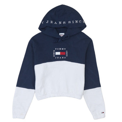 Womens UK Size XS Tommy Jeans Multicoloured Pullover Hoodie
