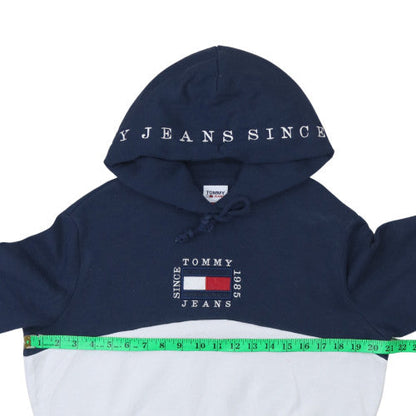 Womens UK Size XS Tommy Jeans Multicoloured Pullover Hoodie