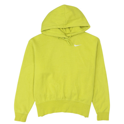 Mens UK Size XS Nike Yellow Pullover Hoodie