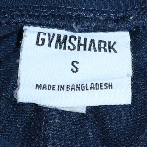 Womens UK Size S Gymshark Regular Fit Jogger Blue Trousers