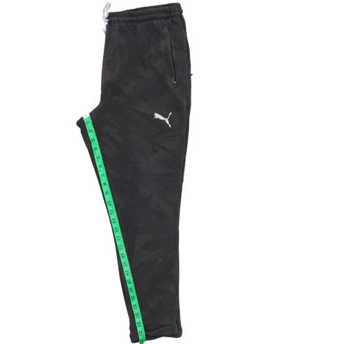 Puma Men's Black Camouflage Jogger Trousers Size M Regular Fit