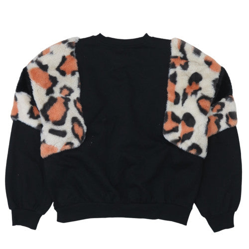 Womens UK Size M Bershka Black Pullover Sweatshirt