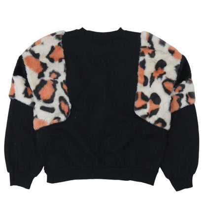 Womens UK Size M Bershka Black Pullover Sweatshirt