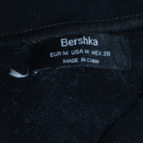 Womens UK Size M Bershka Black Pullover Sweatshirt