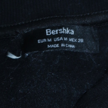 Womens UK Size M Bershka Black Pullover Sweatshirt