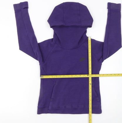 Boys UK Size 10-12 Years Nike Purple Pullover Hoodie