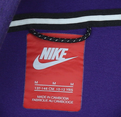 Boys UK Size 10-12 Years Nike Purple Pullover Hoodie