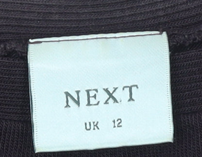 Womens UK Size 12 NEXT Black Pullover Jumper