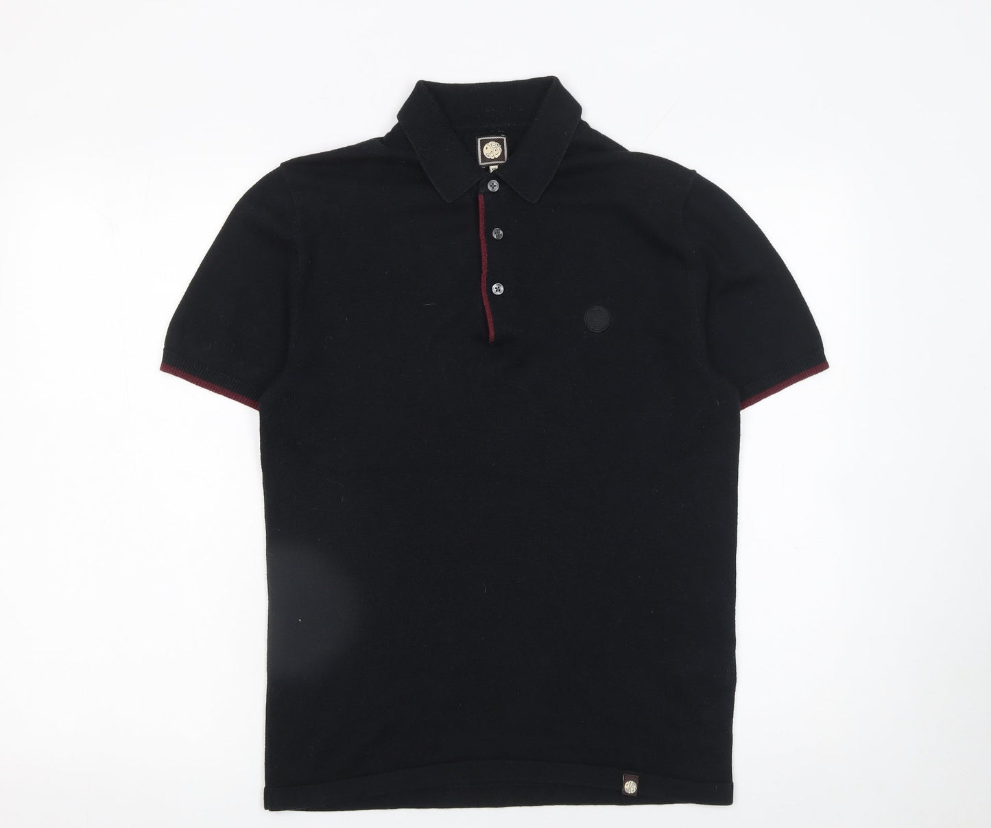 Mens UK Size XS Pretty Green Cotton Blend Polo Shirt