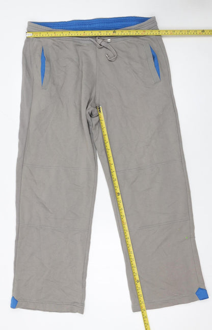 Mens UK Size XL HUGO BOSS Regular Fit Sweatpants Grey Trousers