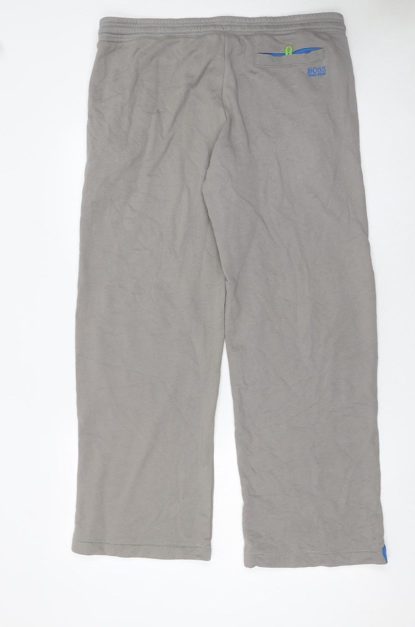 Mens UK Size XL HUGO BOSS Regular Fit Sweatpants Grey Trousers