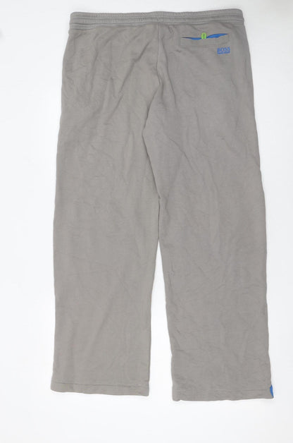 Mens UK Size XL HUGO BOSS Regular Fit Sweatpants Grey Trousers