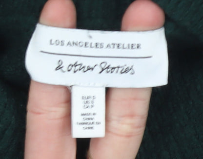 Womens UK Size S & Other Stories Green Pullover Jumper