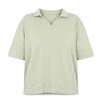 Womens UK Size L Zara Green Basic Polo