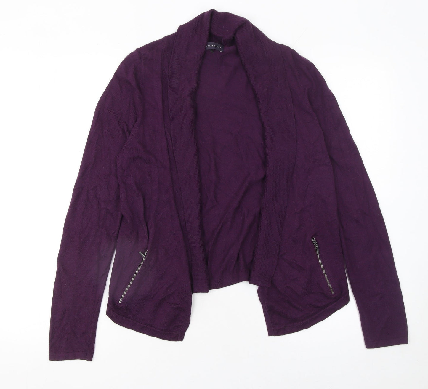 Womens UK Size 8 Marks and Spencer Purple Cardigan Jumper