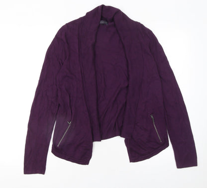 Womens UK Size 8 Marks and Spencer Purple Cardigan Jumper