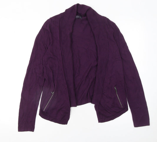 Womens UK Size 8 Marks and Spencer Purple Cardigan Jumper
