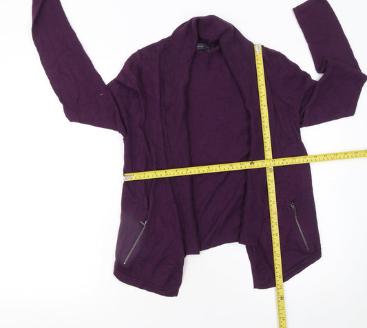 Womens UK Size 8 Marks and Spencer Purple Cardigan Jumper