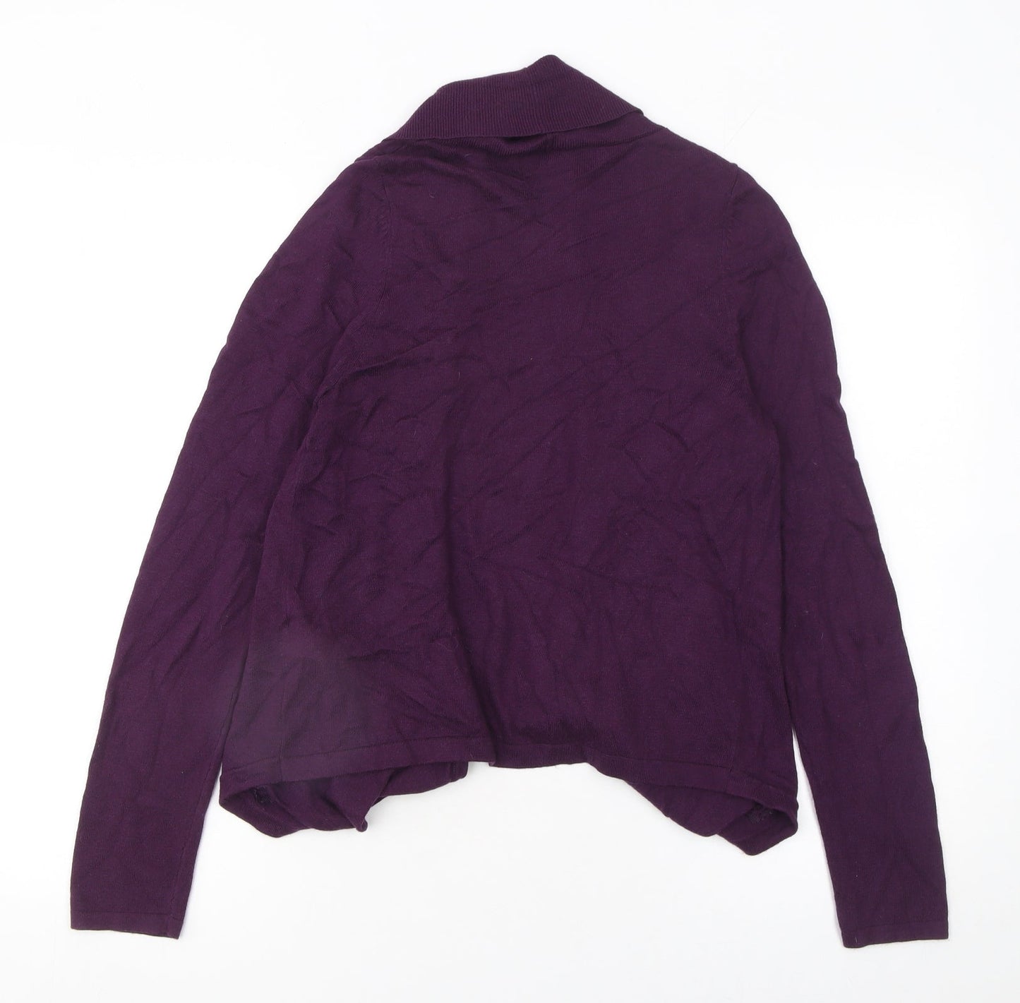 Womens UK Size 8 Marks and Spencer Purple Cardigan Jumper
