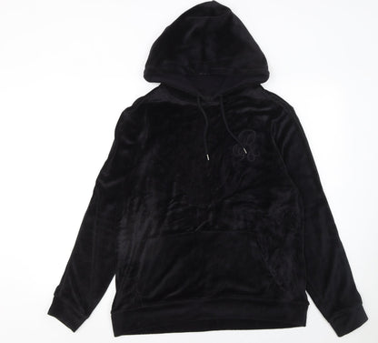 Womens UK Size M River Island Black Pullover Hoodie
