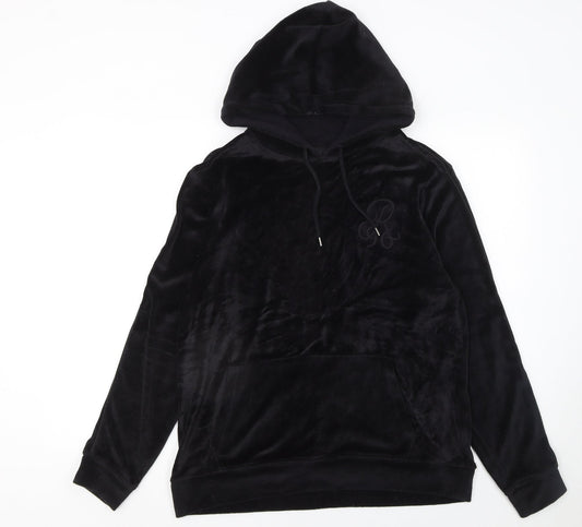 Womens UK Size M River Island Black Pullover Hoodie