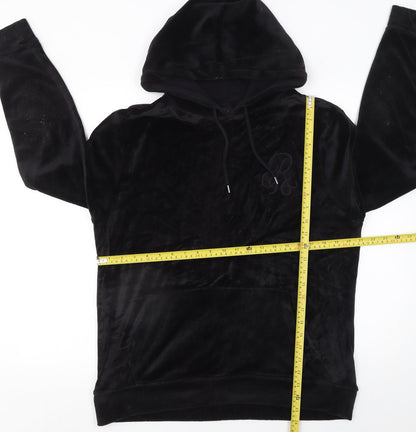 Womens UK Size M River Island Black Pullover Hoodie
