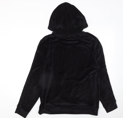 Womens UK Size M River Island Black Pullover Hoodie
