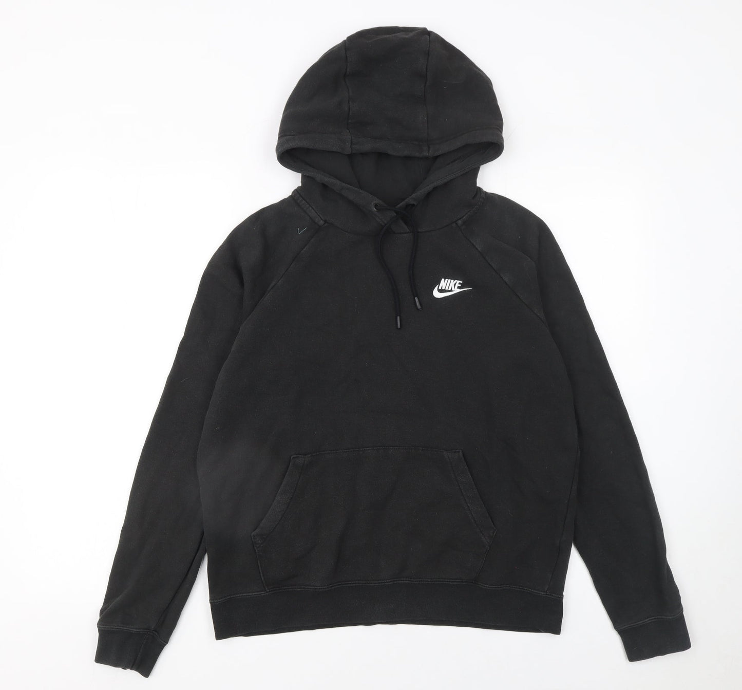 Womens UK Size S Nike Black Pullover Hoodie