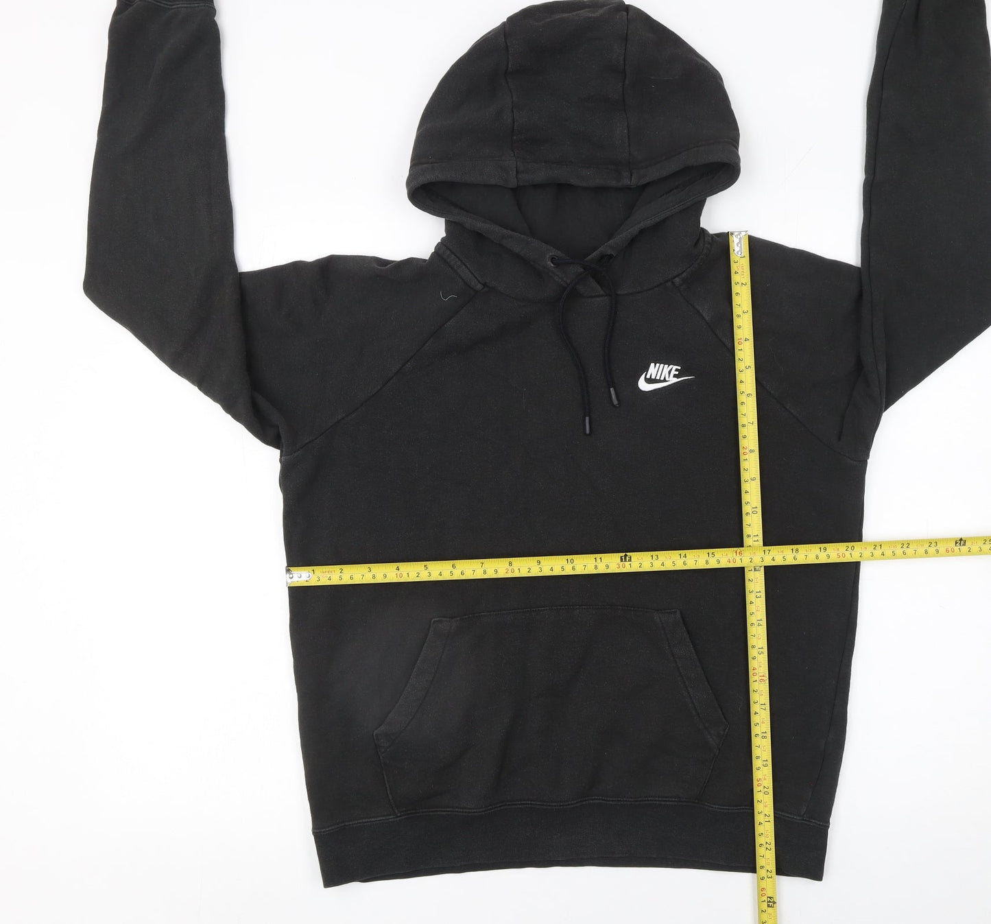 Womens UK Size S Nike Black Pullover Hoodie