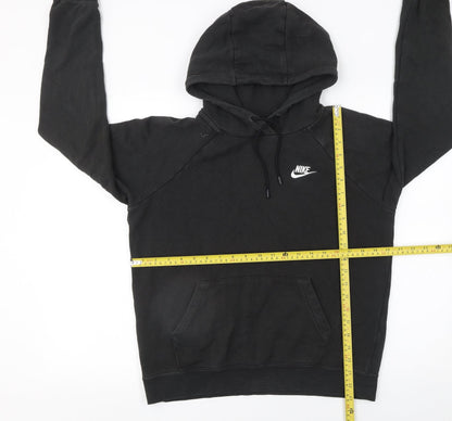 Womens UK Size S Nike Black Pullover Hoodie