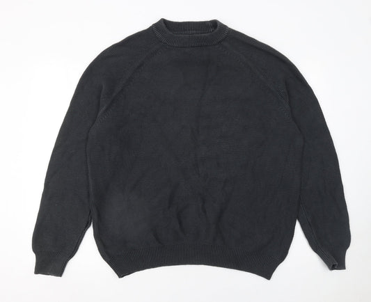 Mens UK Size XL Jasper Conran Black Pullover Jumper