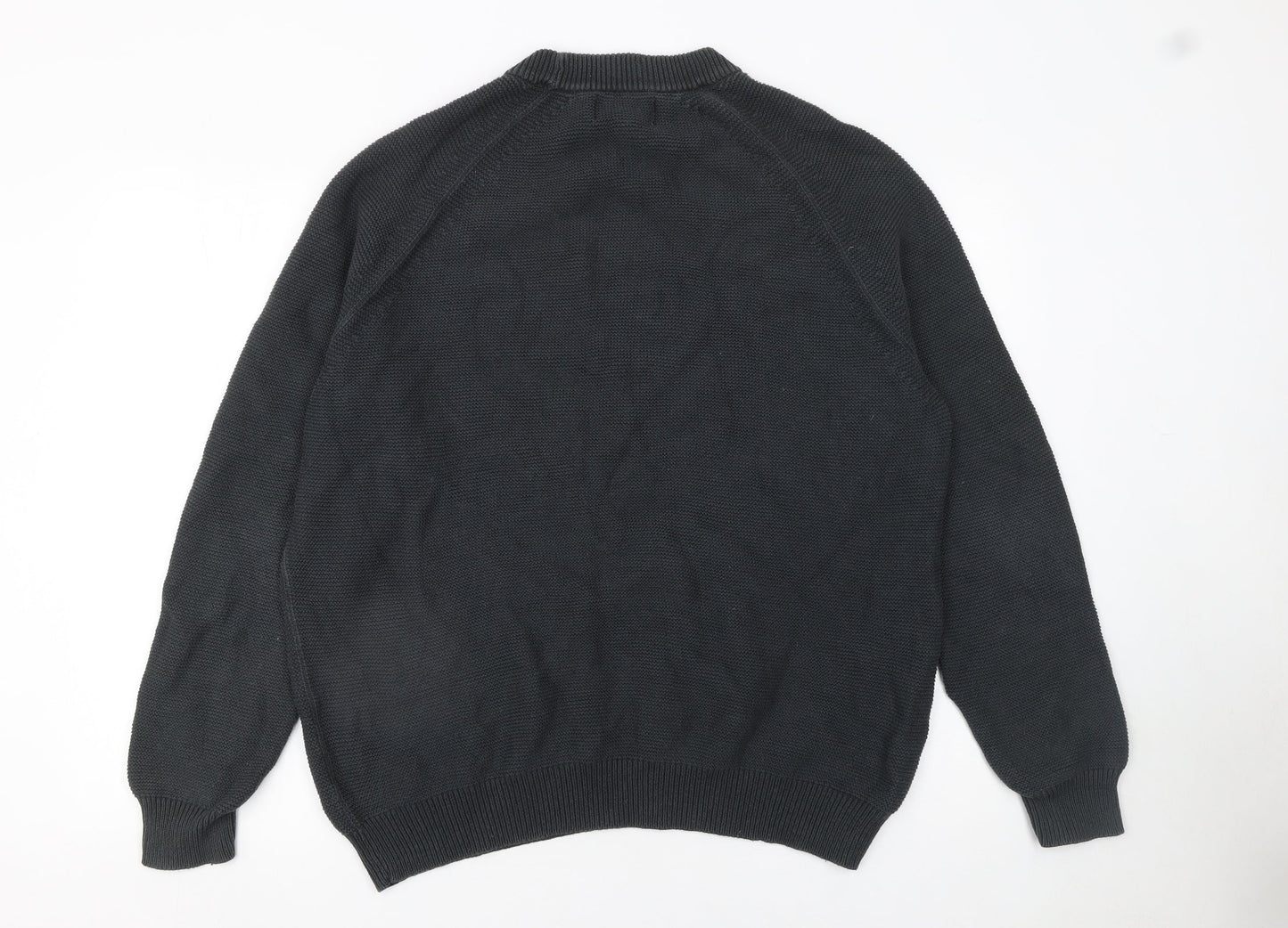 Mens UK Size XL Jasper Conran Black Pullover Jumper