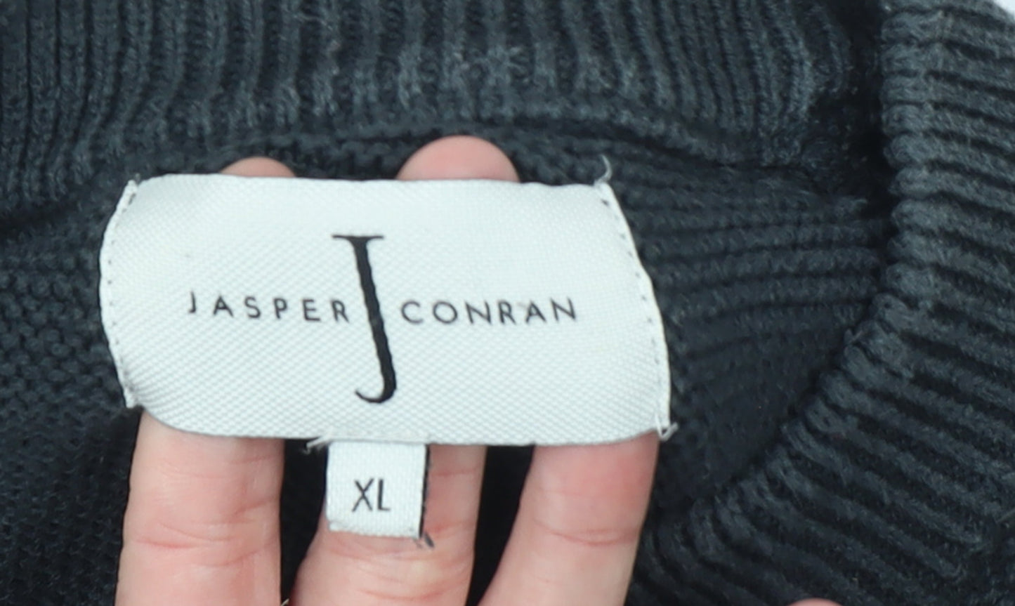 Mens UK Size XL Jasper Conran Black Pullover Jumper