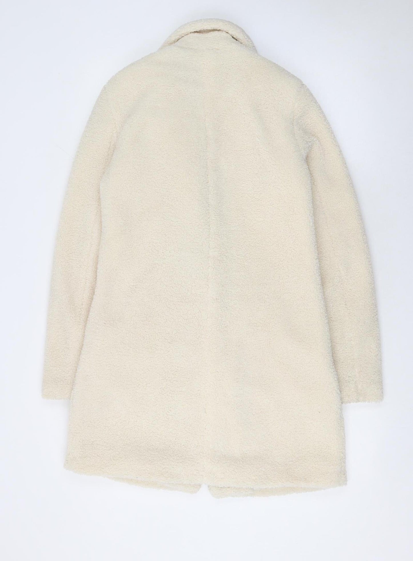 Womens UK Size 6 VILA Ivory Overcoat