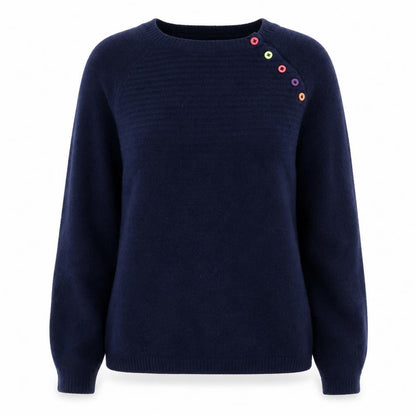 Womens UK Size 12 Heyton Blue Pullover Jumper