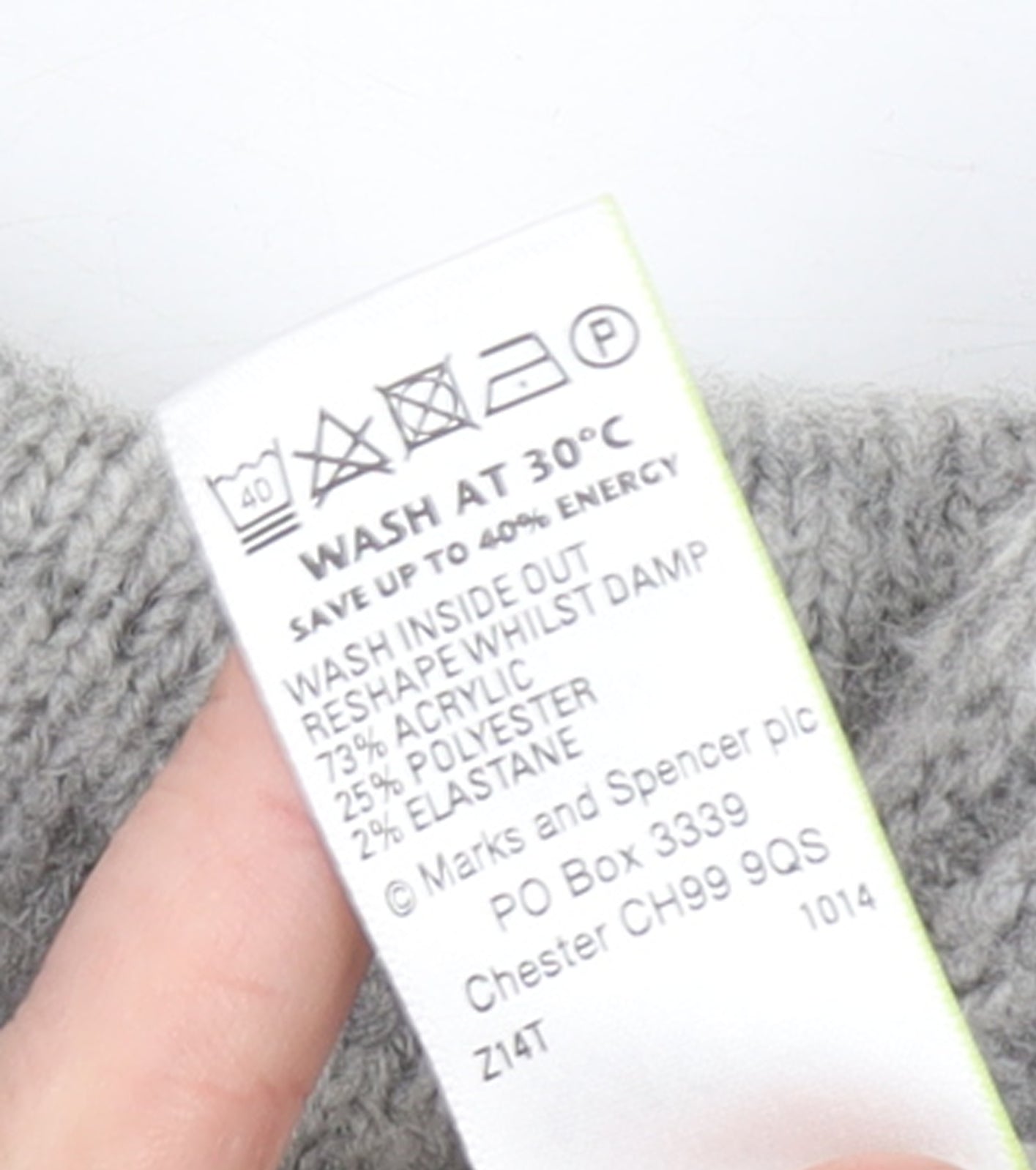 Womens UK Size 8 Marks and Spencer Grey Cardigan Jumper