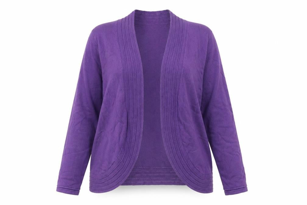 Womens UK Size 14 Marks and Spencer Purple Cardigan Jumper