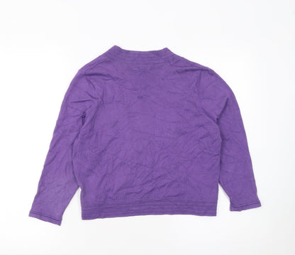Womens UK Size 14 Marks and Spencer Purple Cardigan Jumper